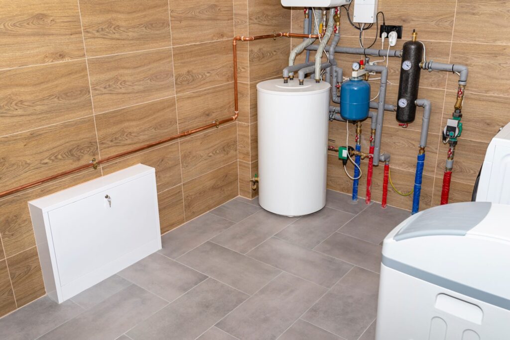 Residential water heater and plumbing system installed in Pompano Beach